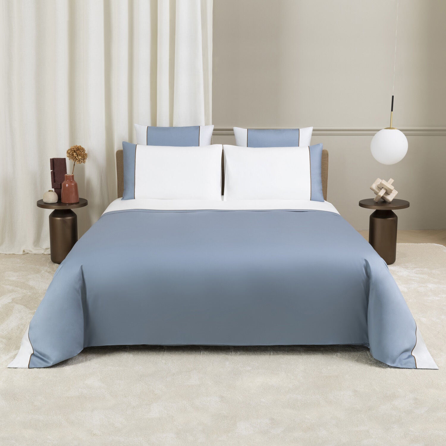 Colour Block Pillowcase Sham