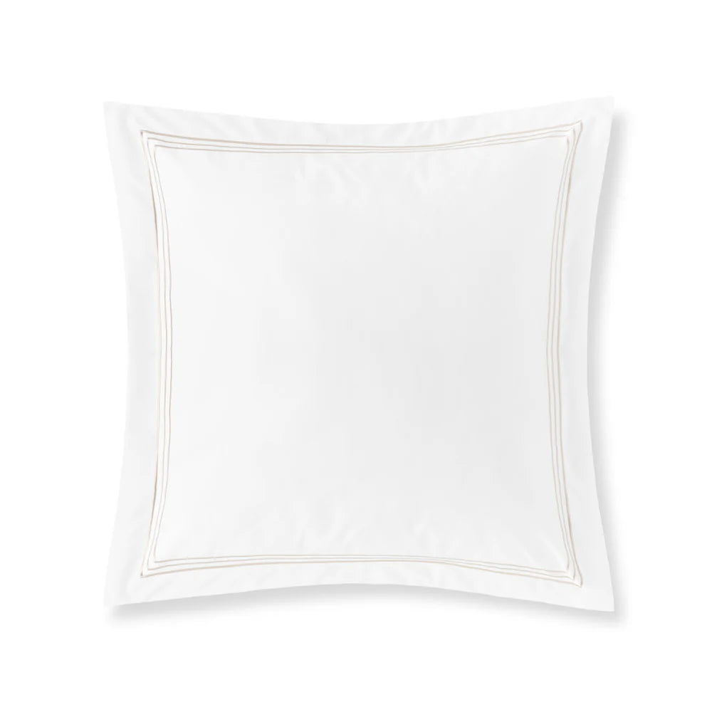 Alvorada Tiramisu euro pillocase sham on a white background