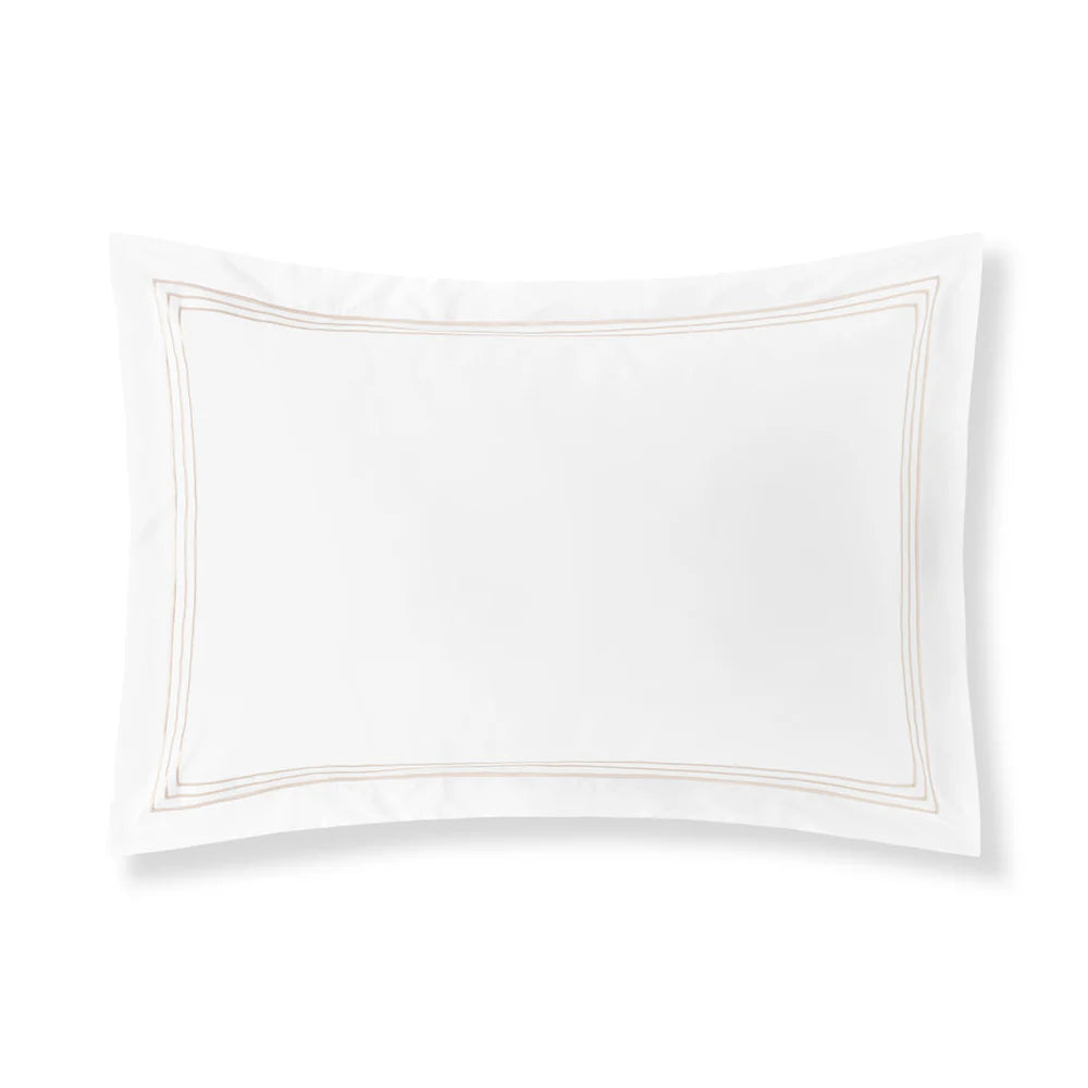 Alvorada Tiramisu pillocase sham on a white background