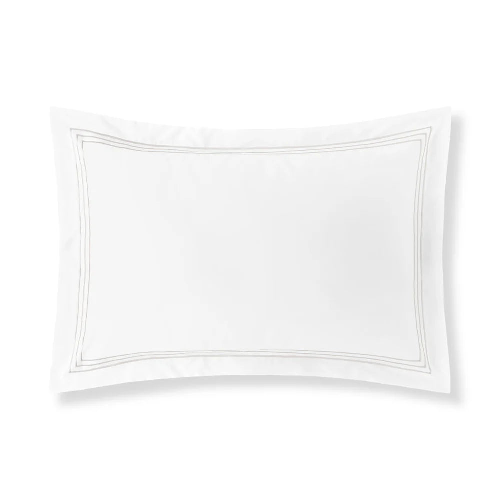 Alvorada sand pillocase sham on a white background