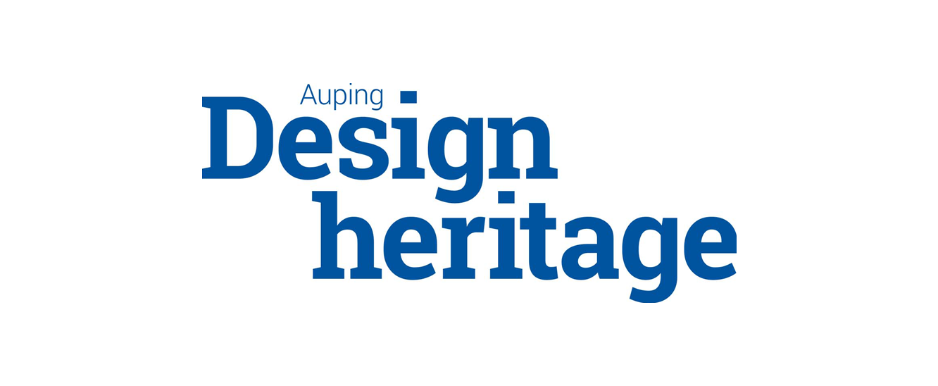 Logo of Auping Design Heritage on a white background