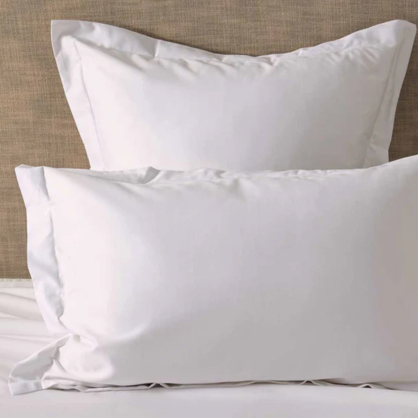 Taies d'oreiller en coton égyptien 500 fils