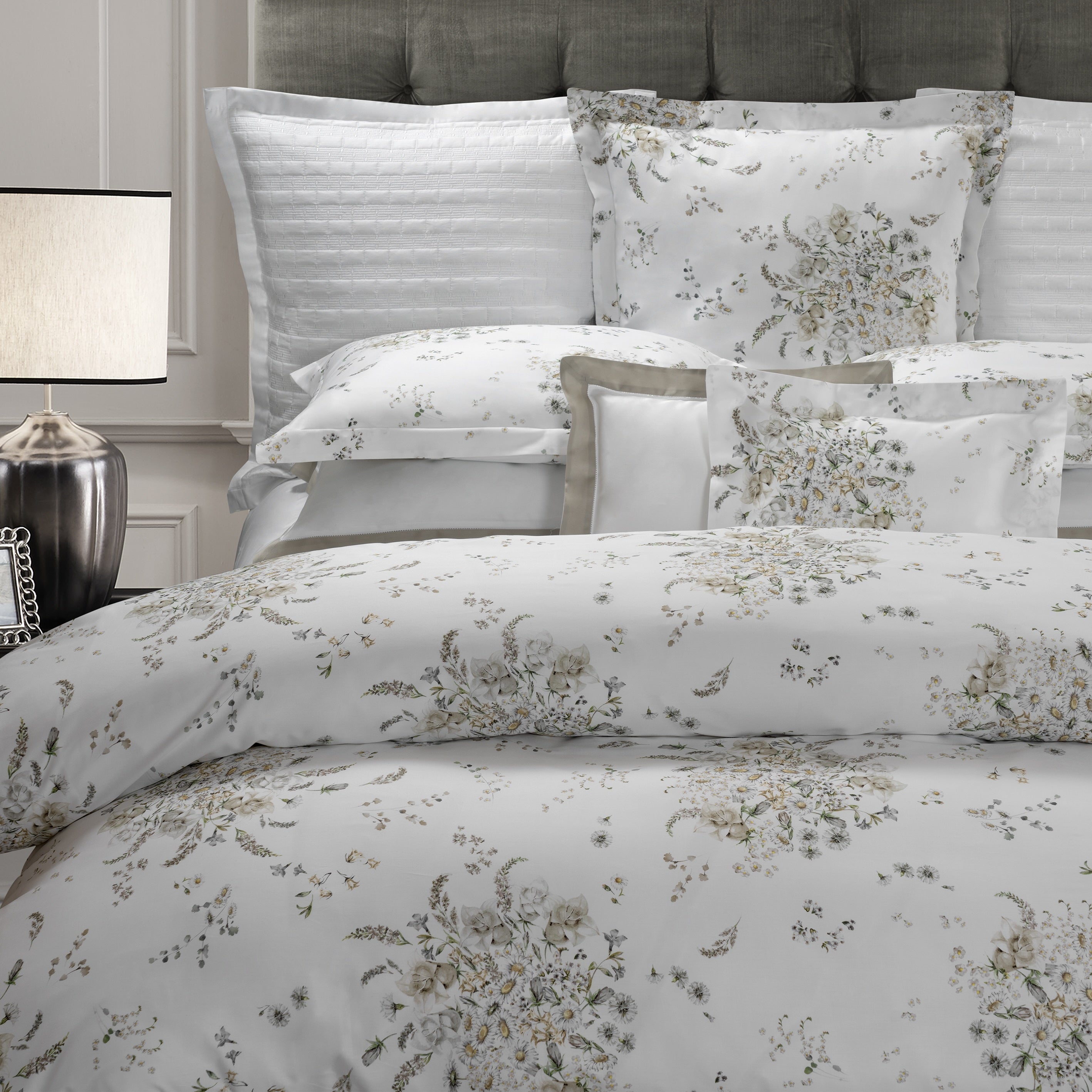 Alena Print Sateen 300 TC Pillowcase Sham