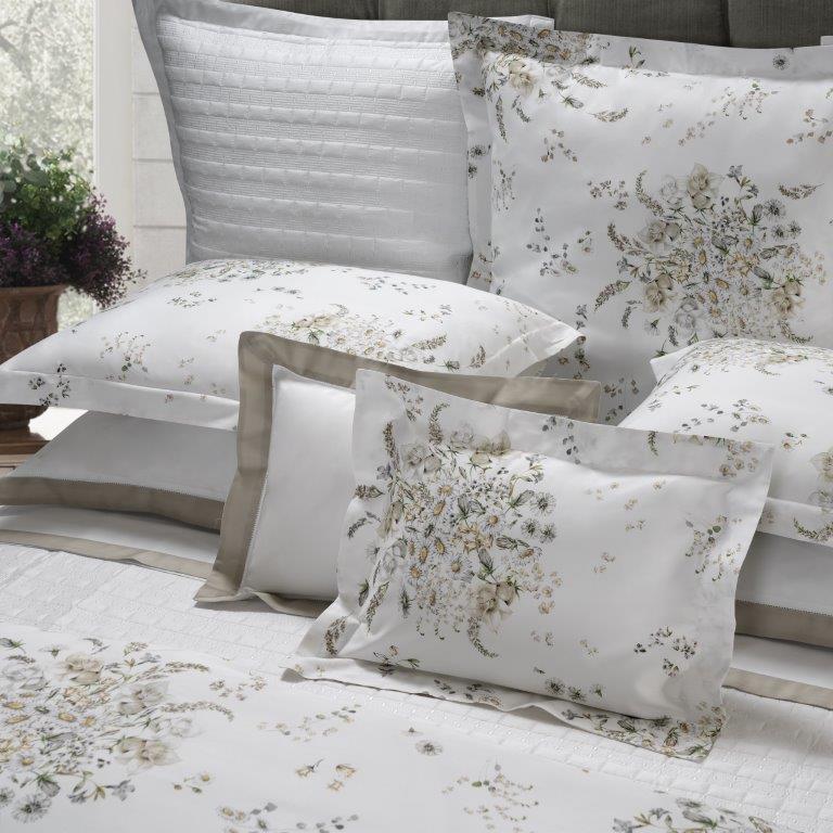 Alena Print Sateen 300 TC Pillowcase Sham