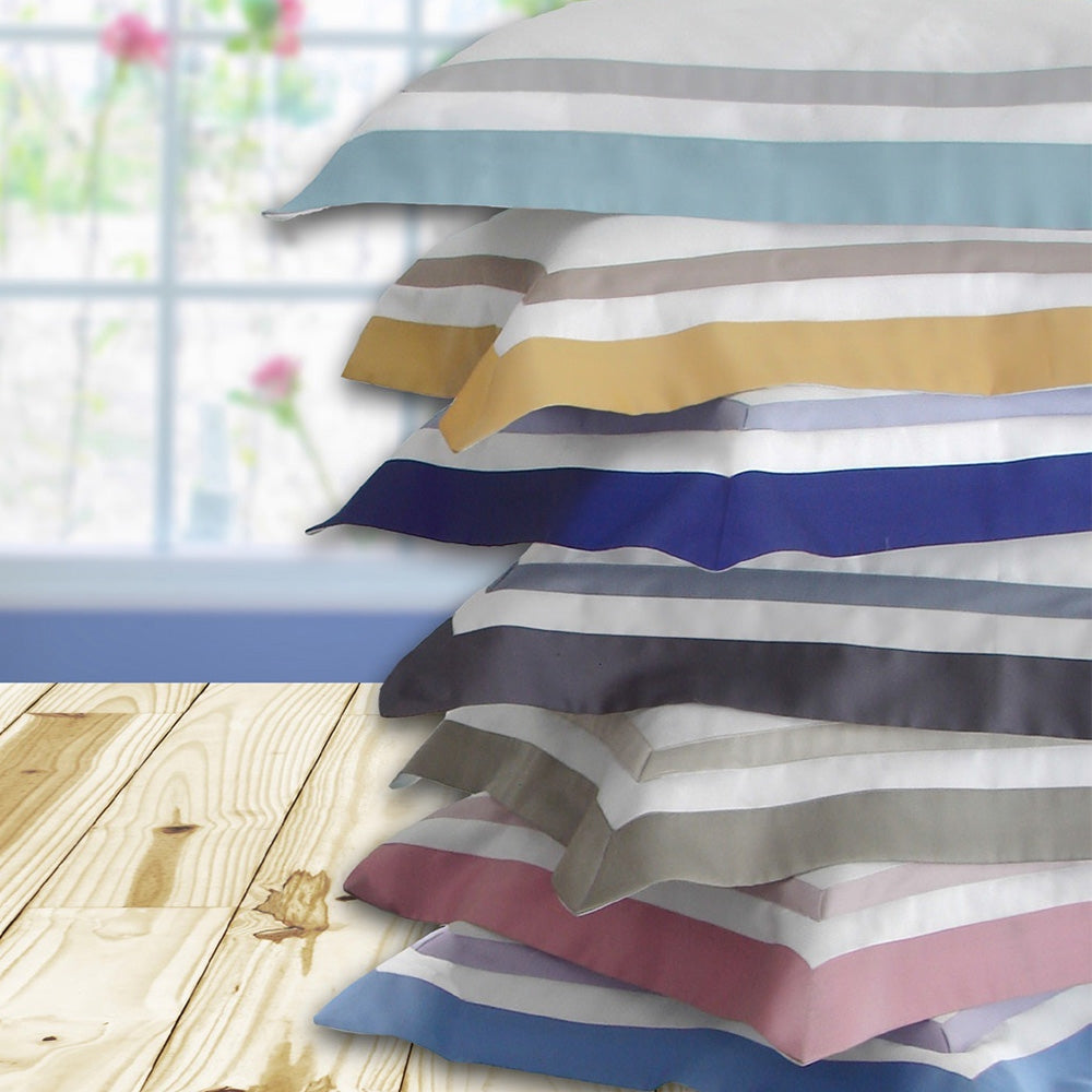 Taie d'oreiller Palm Beach en satin 300 fils