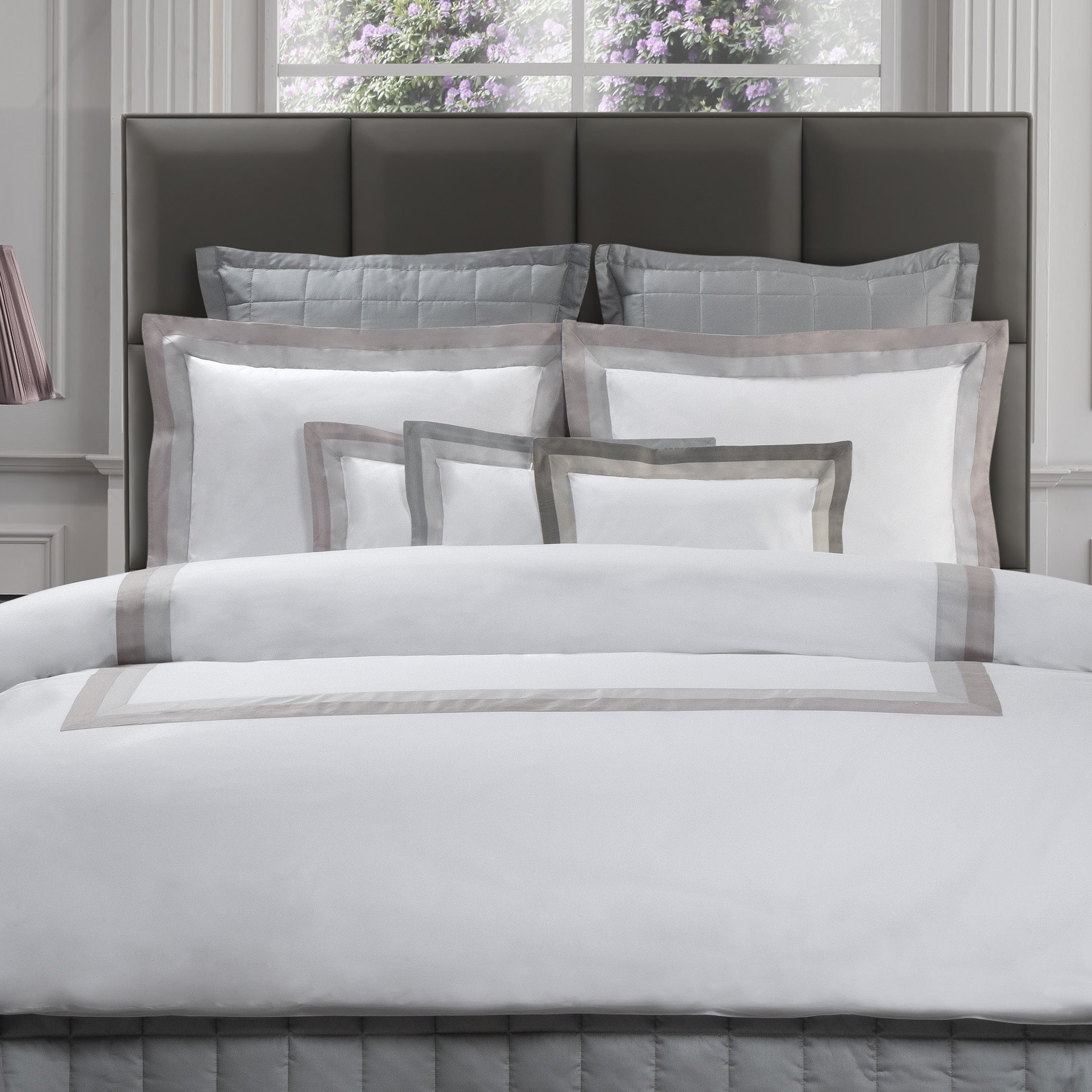 Housse de couette Samuele en satin 300 fils au pouce